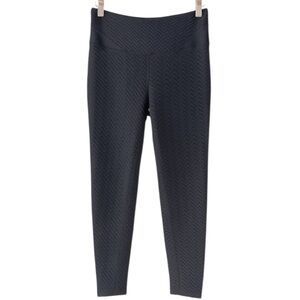 Lucy Black Textured High-Waist Lift Performance Waffle Leggings Yoga -Size Small